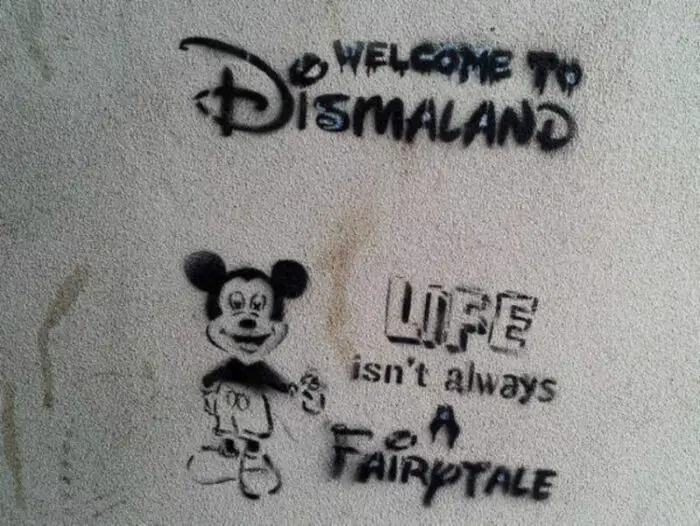 dismaland mickey stencil