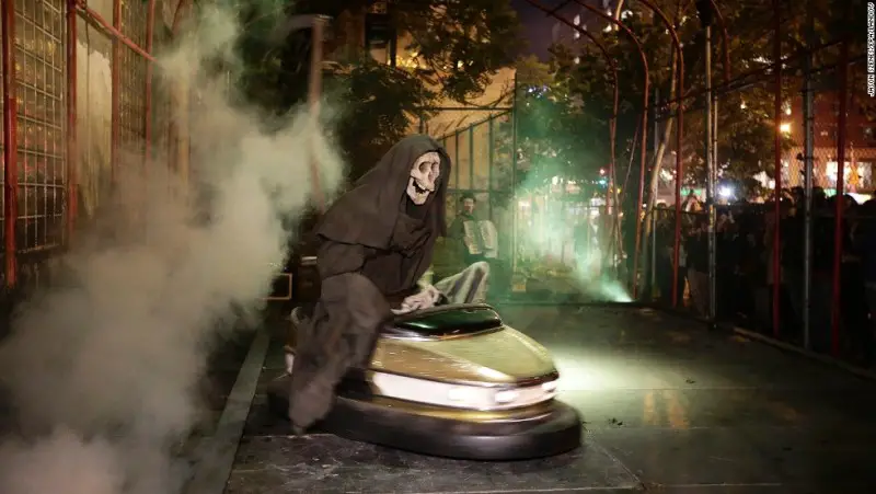 The Grim Reaper Bumper Car ride dismaland