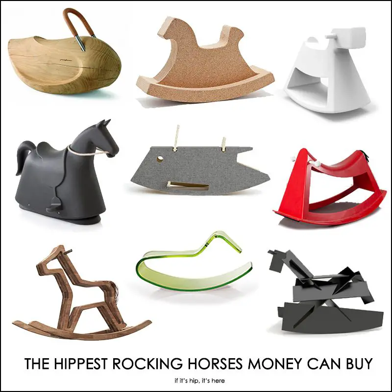 modern designer rocking horses