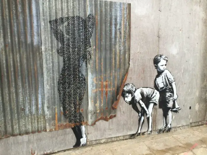 Bansky art from dismaland