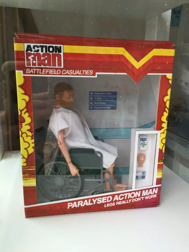 Action Man Battfield casualty doll