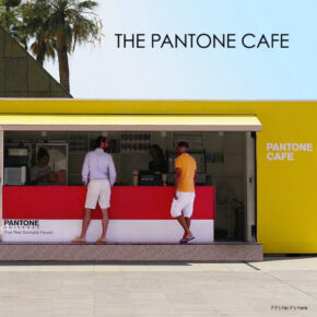 A Pantone Cafe Pops Up In Monaco
