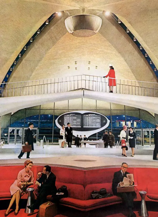 twa-terminal5 vintage postcard