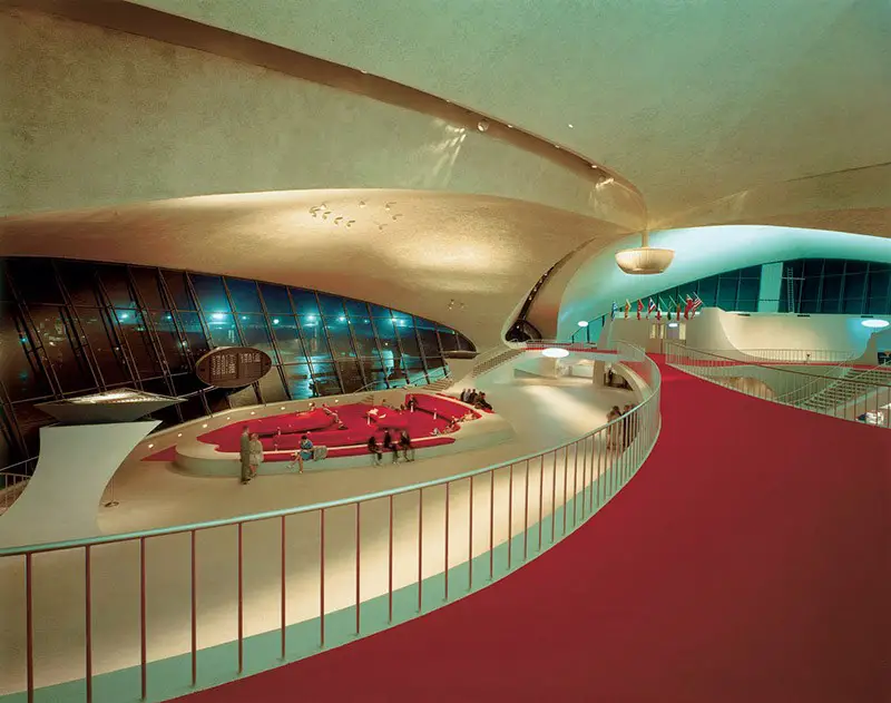 vintage photo of twa terminal