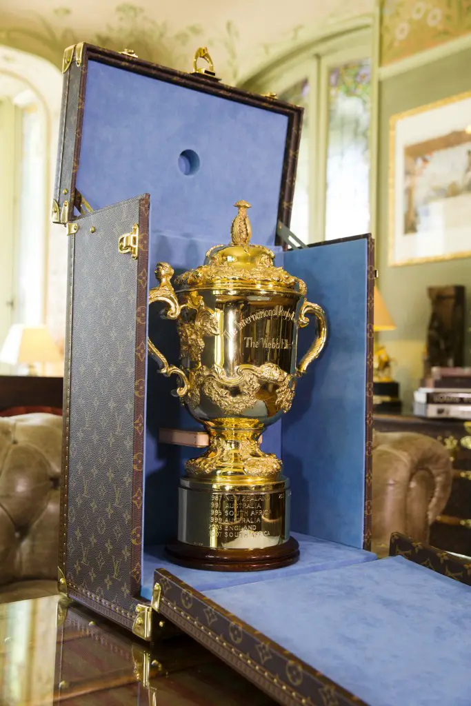 louis vuitton case for rugby trophy cup