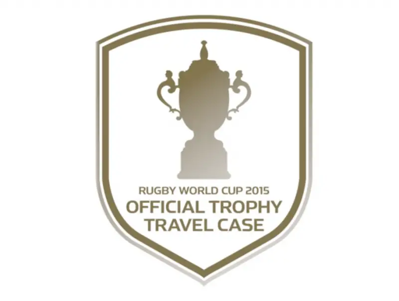 rugby world cup trophy case 2015