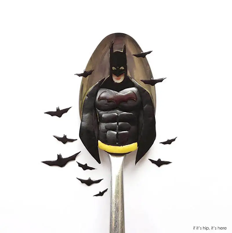 batman made of food