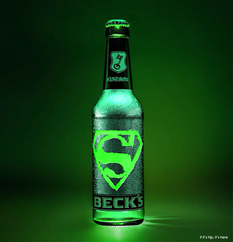 becks scratch bottle 4