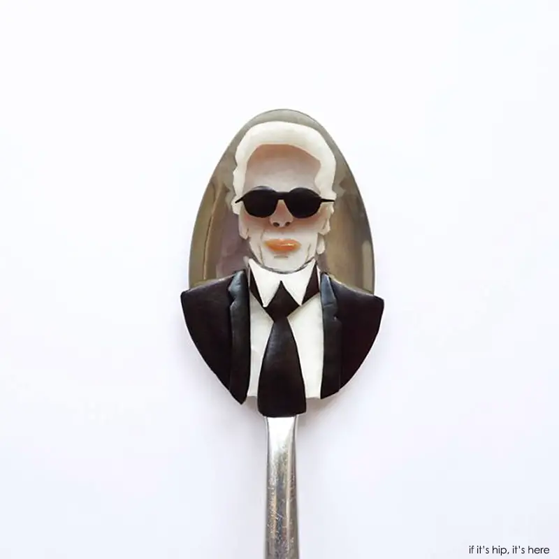 karl lagerfeld on spoon