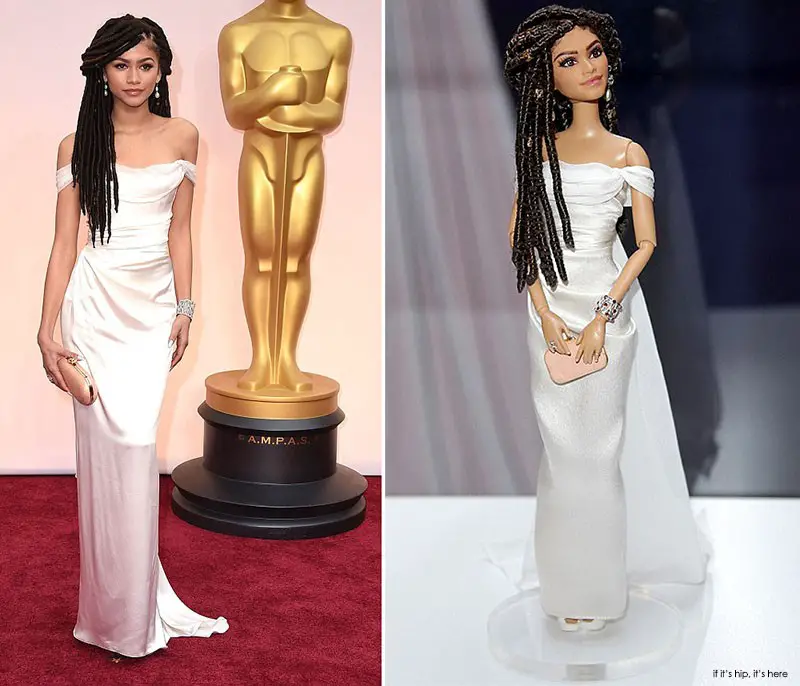 zendaya oscars red carpet and zendaya barbie doll IIHIH