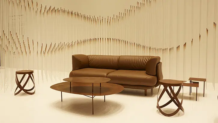 nendo Chocolatetexture lounge 4