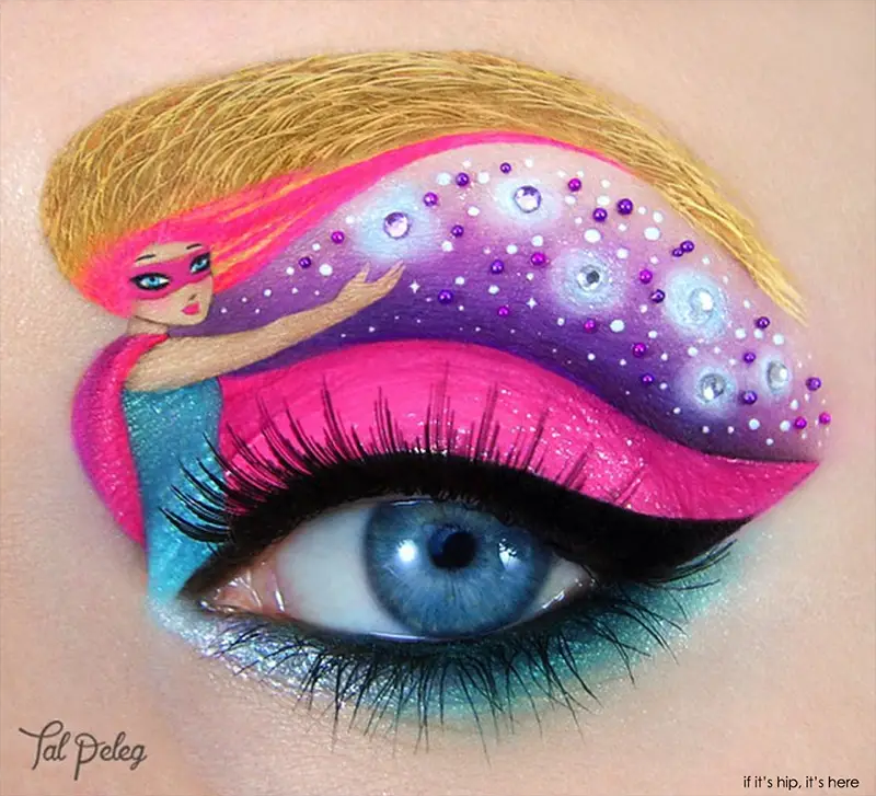 Barbie eye makeup