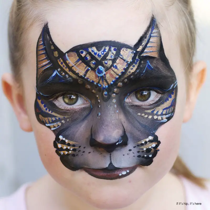 cat Children's Makeup for Halloween