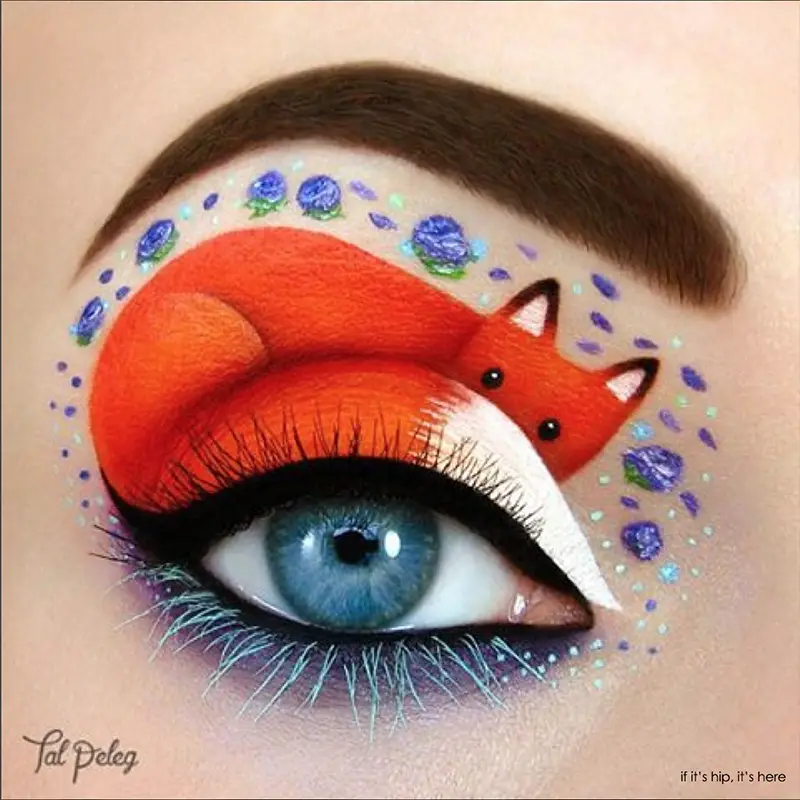 Fox from The Little Prince eye makeup