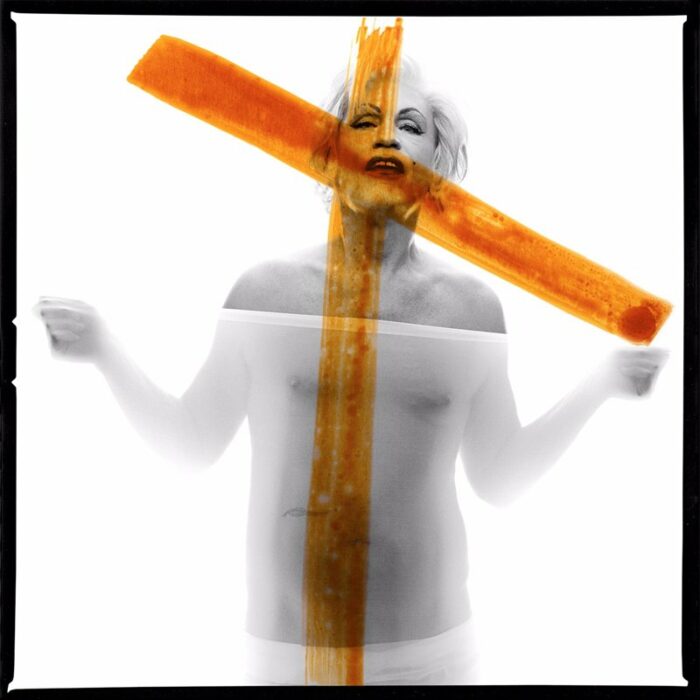 Sandro Miller, Bert Stern _ Marilyn Monroe, crucifix II (1962), 2014