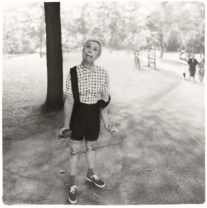 Sandro Miller, Diane Arbus _ Child with a Toy Hand Grenade in Central Park, N.Y.C. (1962), 2014