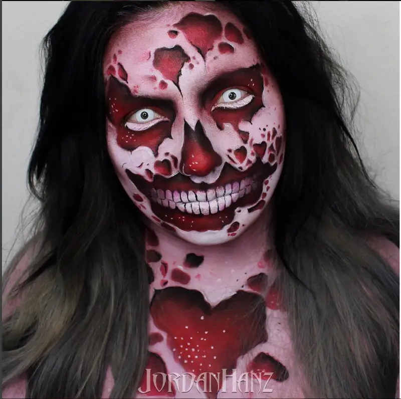scary halloween makeup