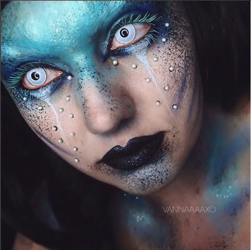 inspiring halloween makeup on instagram