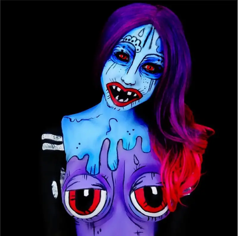 body art by TWISTINBANGS (Corie Willet)