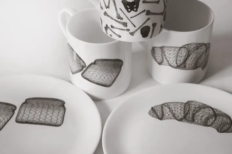 Digitized Bone China Tableware