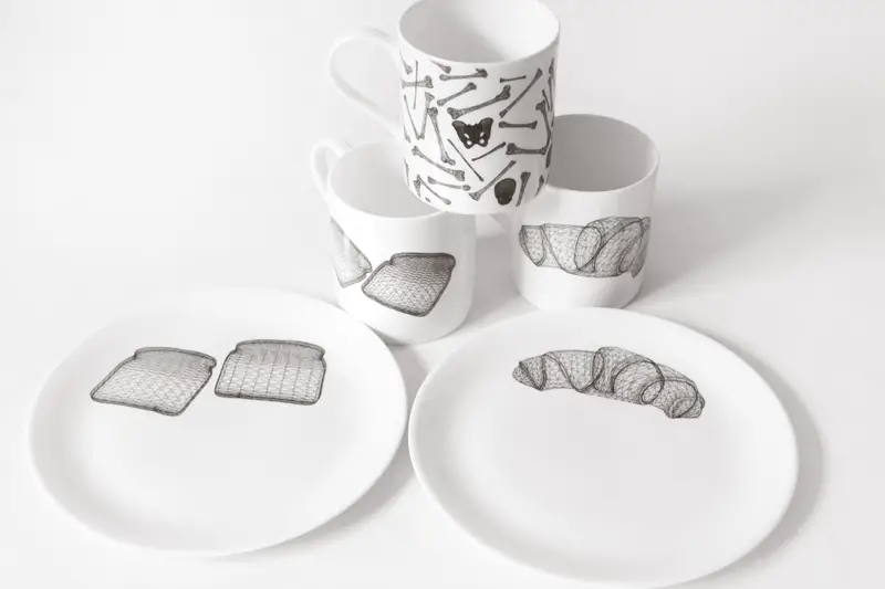 Digitized Bone China Tableware