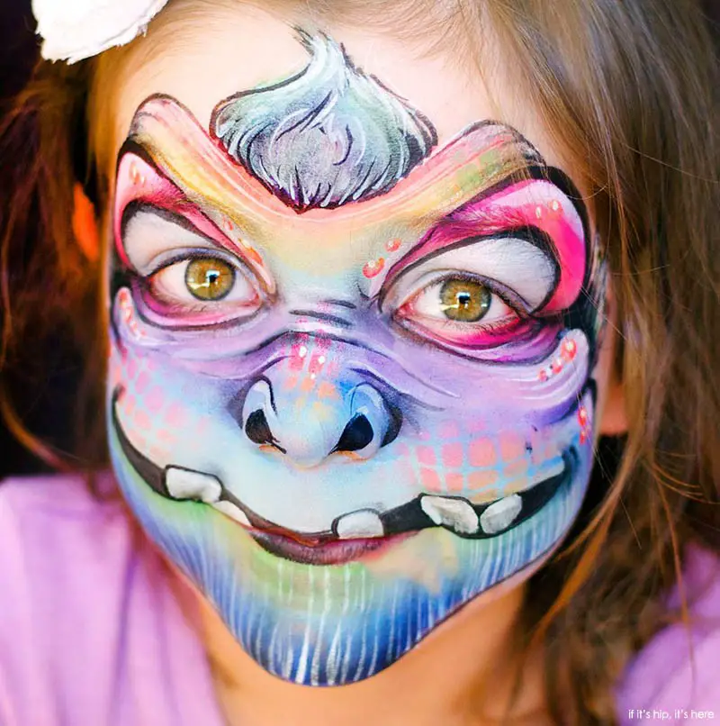children's makeup for halloween monster
