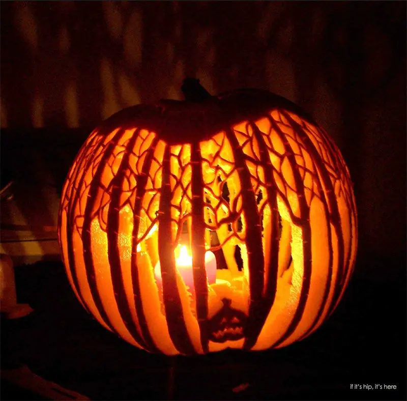 karyn poplin spooky forest pumpkin2