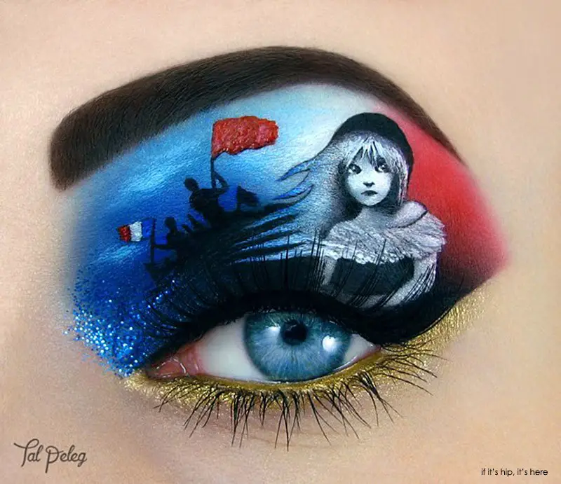 les miserables eye makeup