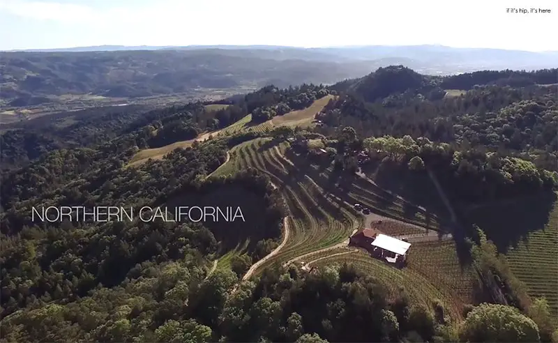 nor cal seen by drone