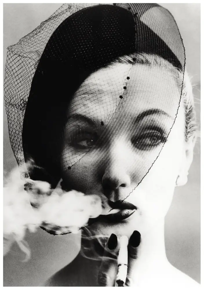 original william-klein-smoke-and-veil-1956-lisa-fonssagrives