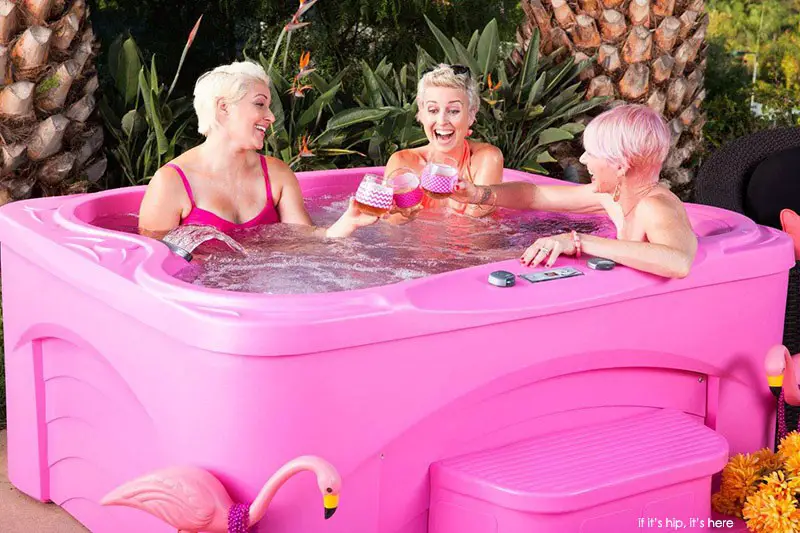 pink hot tub for breast cancer 4