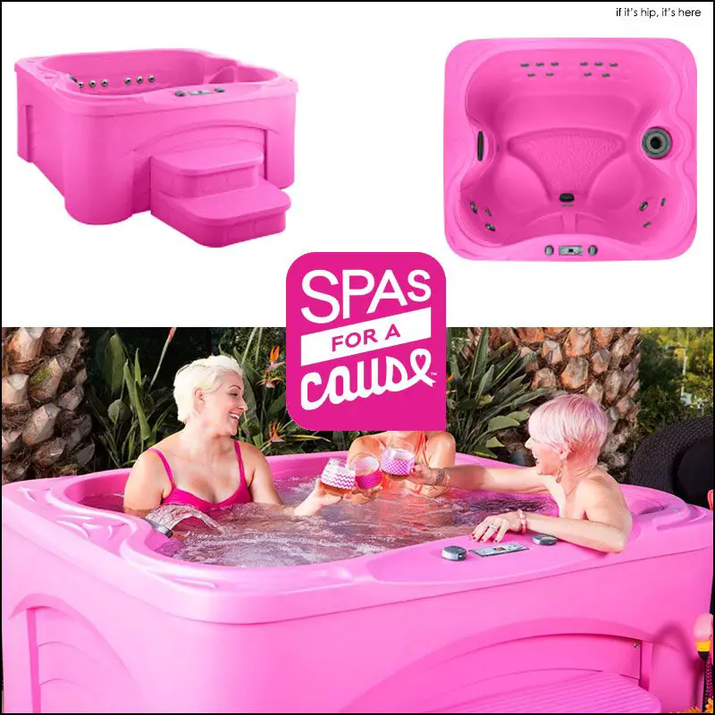 Pink Hot Tubs for the National Breast Cancer Foundation