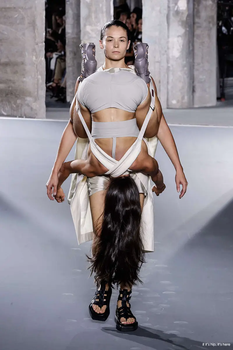 gymnasts as models for rick owens