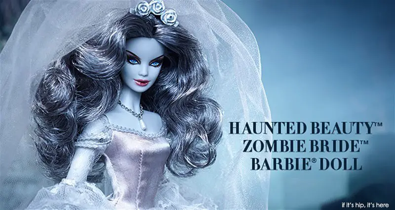 zombie bride barbie with title