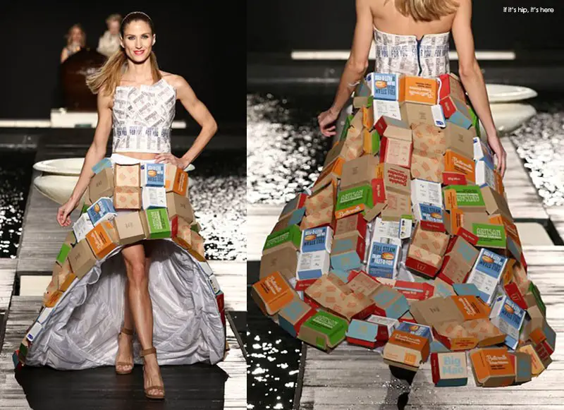 recycled packaging fashions