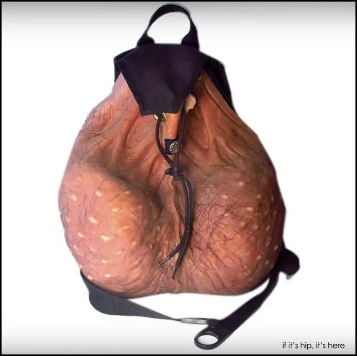 scrote n' tote nutsac backpack