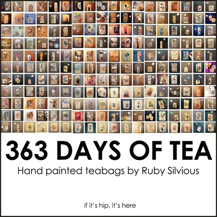 Read more about the article Steeped In Art. 363 Days of Tea by Ruby Silvious.