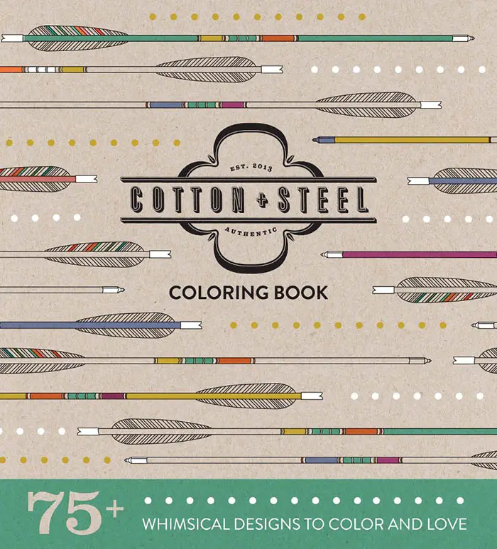 Cotton + Steel Coloring Book