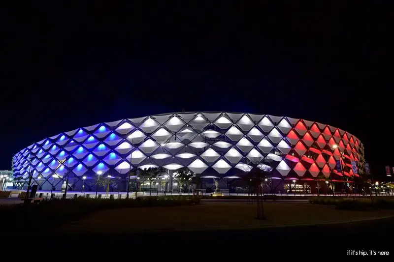 Hazza Bin Zayed Stadium in Abu Dhabi, United Arab Emirates