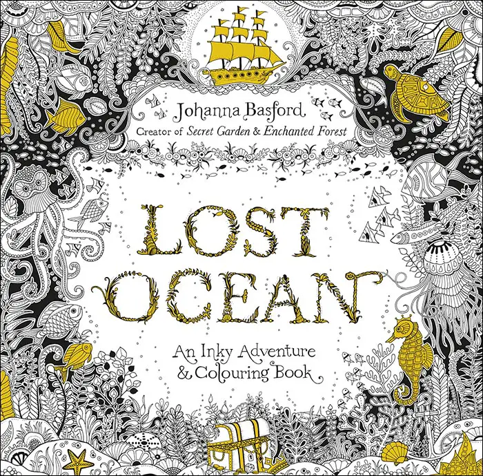 Lost ocean coloring book