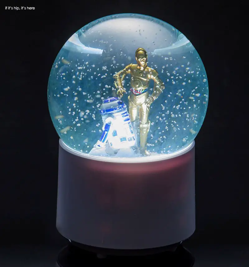 R2D2 & C3PO wireless snowglobe speaker2