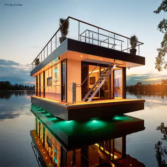 Read more about the article Eco-Friendly High-End Living That Floats: Rev House Houseboats.