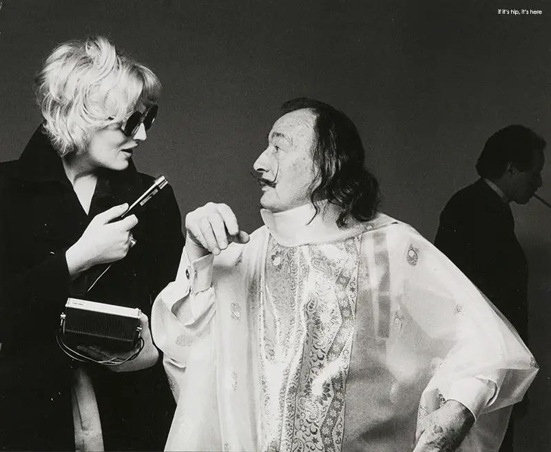 Salvador Dali and Candy Darling Scavullo