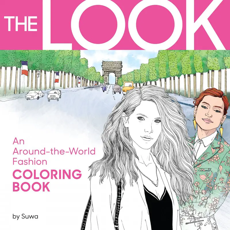 The Look fashion coloring book