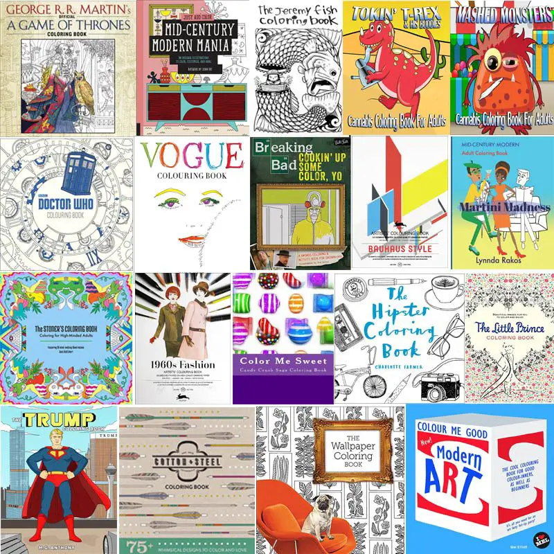 The Coolest Coloring Books For Grown-Ups Part V