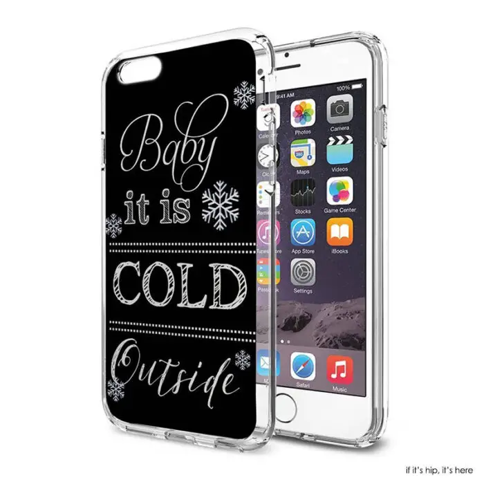 baby it's cold outside iphone case