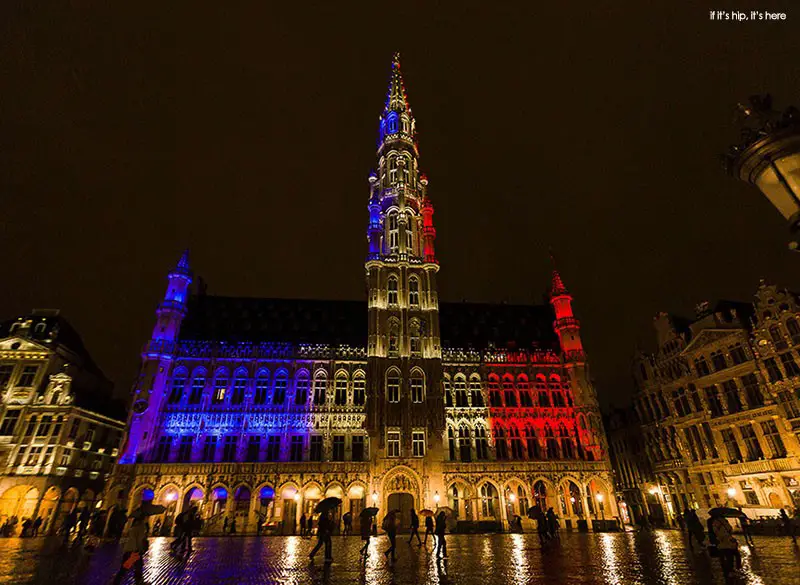 Brussels, Belgium lights up for prais