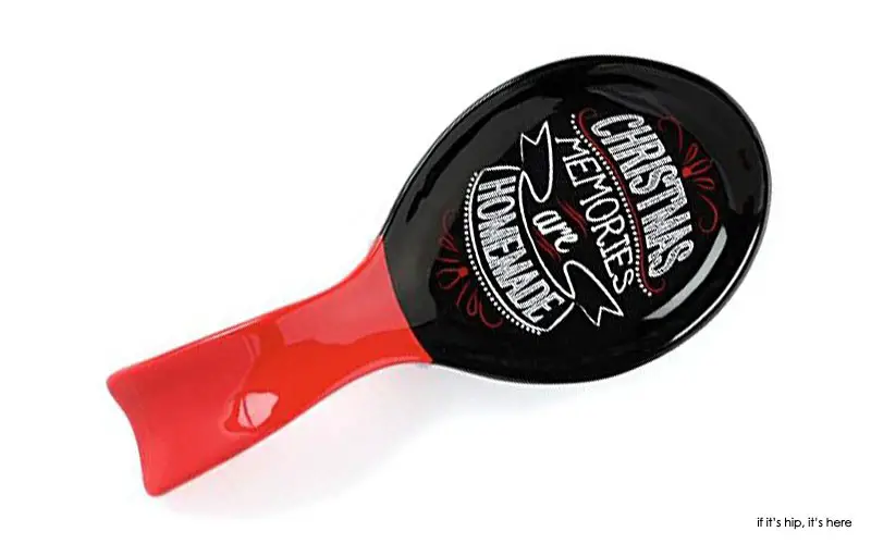 christmas chalkboard spoon rest