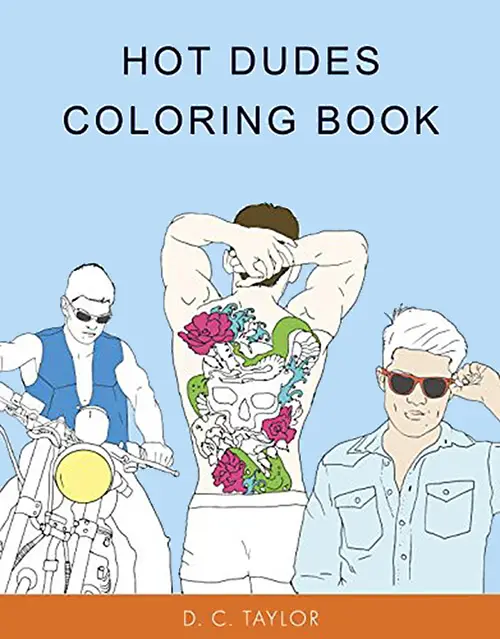hot dudes coloring book