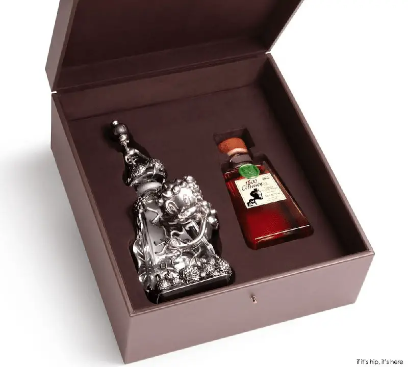 mermaid decanter boxed for 1800 tequila by Gary Baseman